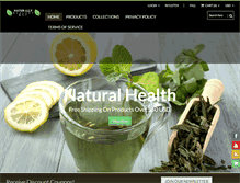 Tablet Screenshot of naturallyhealthyway.com